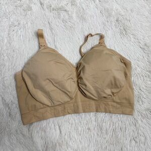 KINDRED BRAVERLY / tan nude simply sublime nursing bra / XL Busty (E-H)